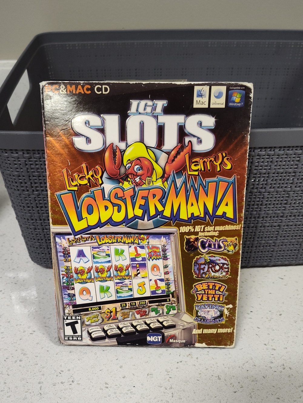 IGT Slots Lucky Larry's Lobstermania PC Game CD